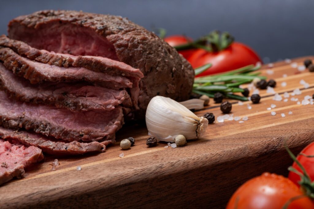Garlic Butter Roast Beef Sirloin
