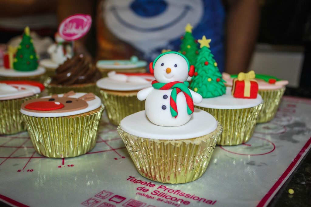Snowman Cupcake