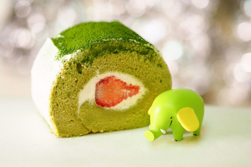 Matcha Christmas Shortcake