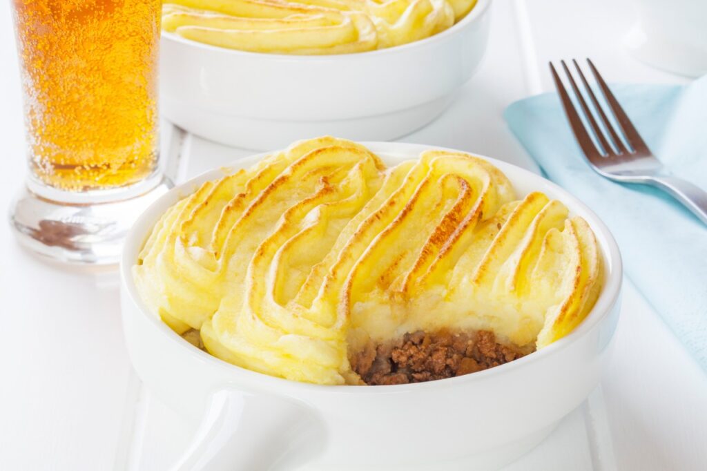Shepherd’s Pie with Mashed Potato Swirl