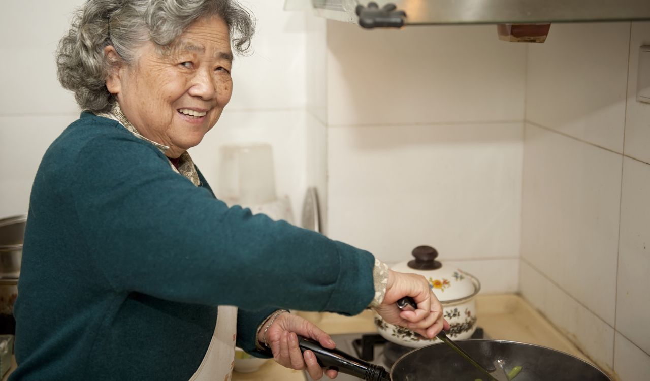 cooking grandmother