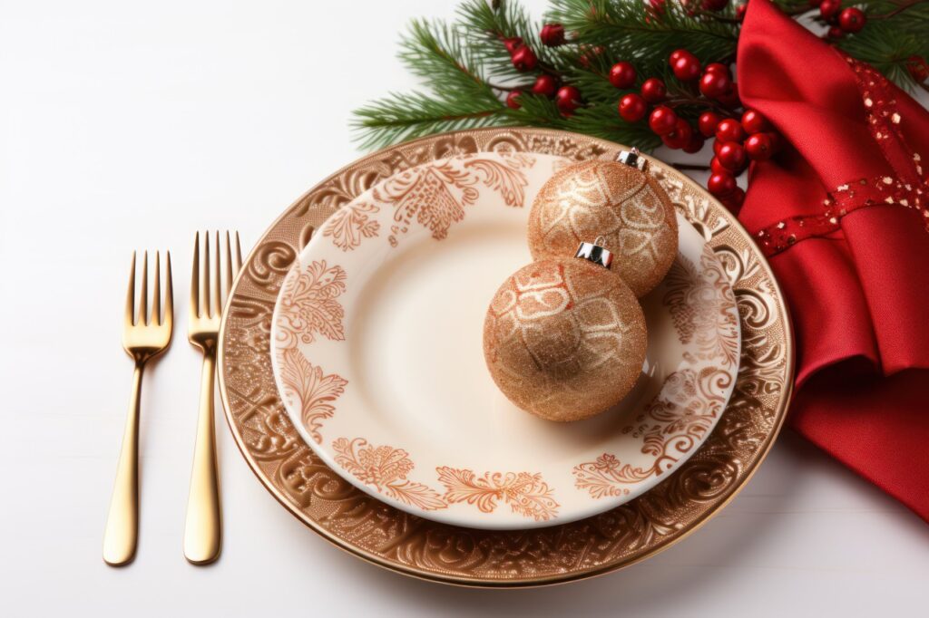 Christmas Ball Pattern Dishware