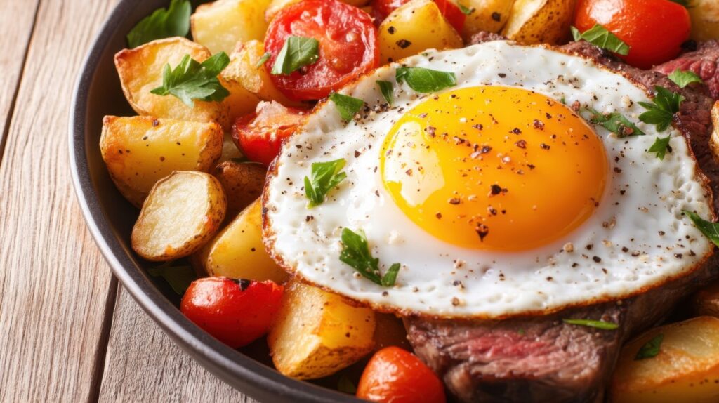 Sheet Pan Eggs and Crispy Potatoes