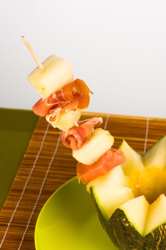 Pineapple and Ham Skewers