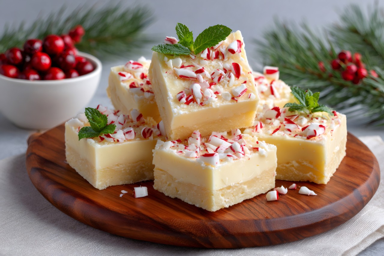 Peppermint Bark Fudge