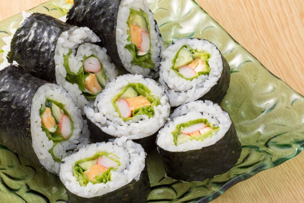 Cauliflower Rice Sushi Rolls