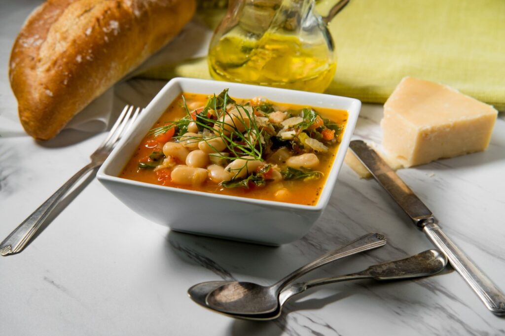 Fiery Tuscan White Bean Stew