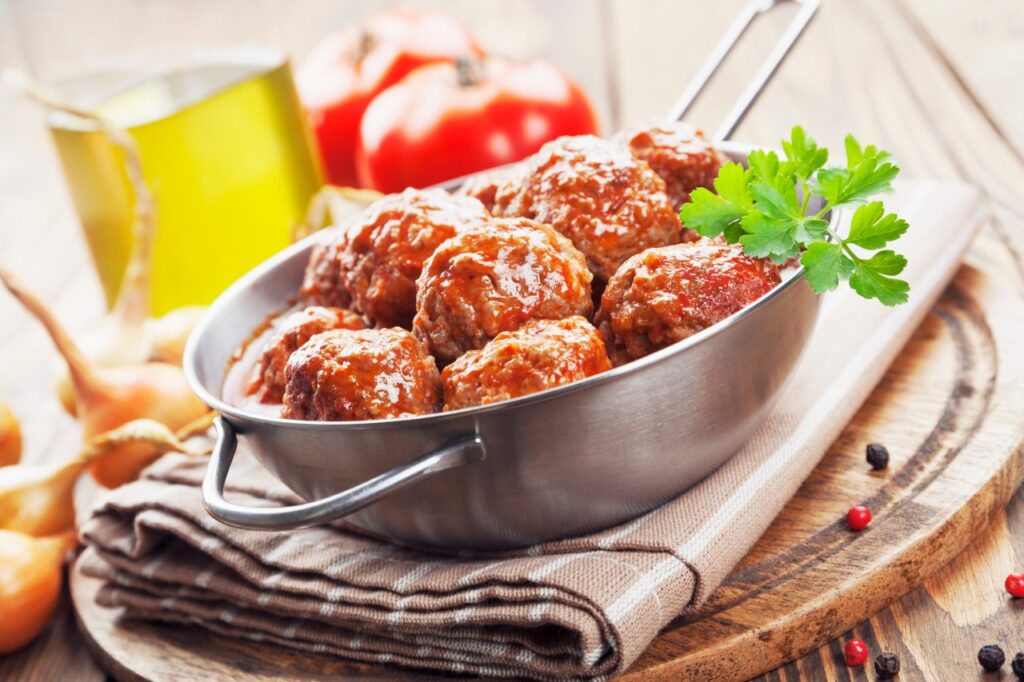 Spicy Italian Meatball Skillet