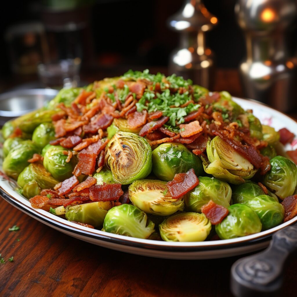 Brussels Sprouts and Bacon Hash