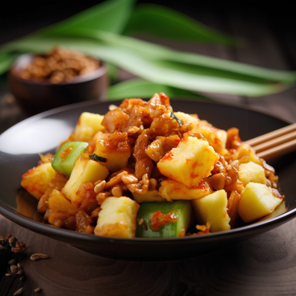 Sweet and Spicy Pineapple Pork