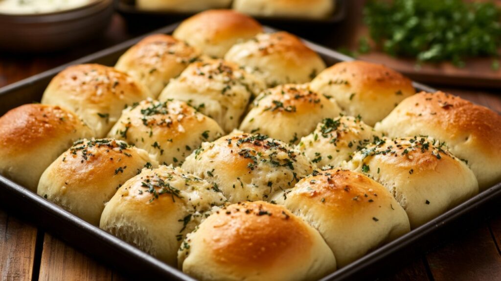 Garlic Herb Dinner Rolls