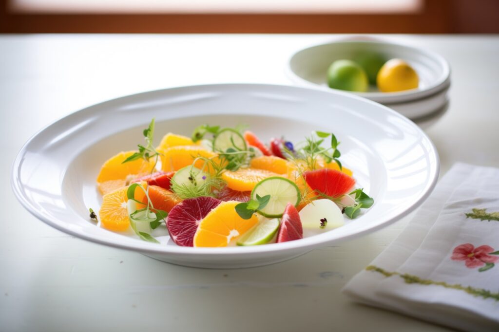 Rainbow Citrus Salad with Mint