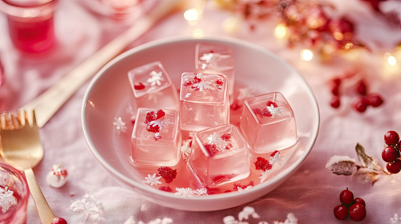 Why These Festive Cocktail Ice Cubes Are Almost Too Pretty to Use