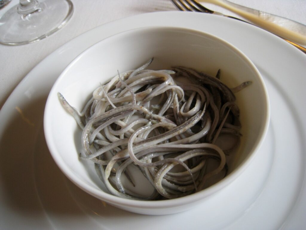 Baby Eel Dishes (Elvers)