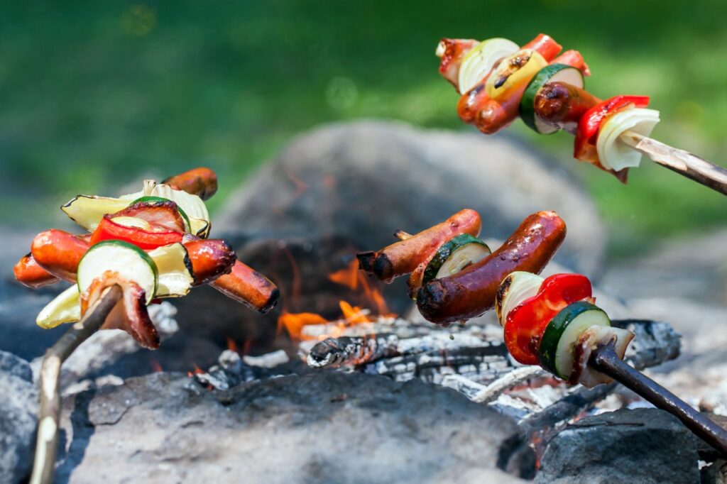 Grilled Sausage and Peppers