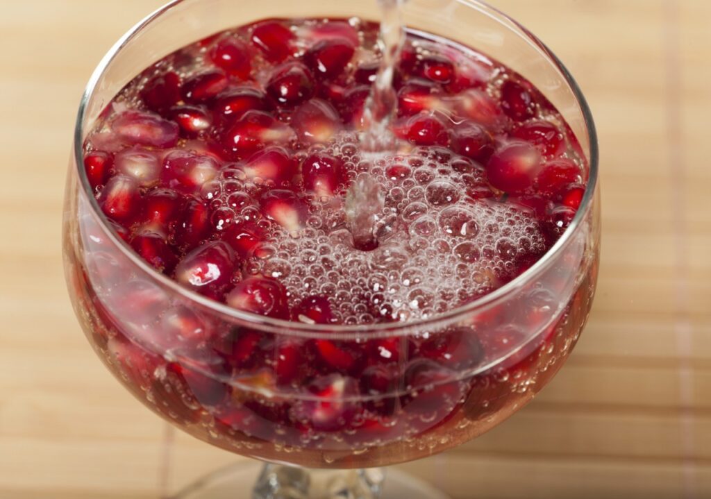Sparkling Pomegranate Holiday Punch