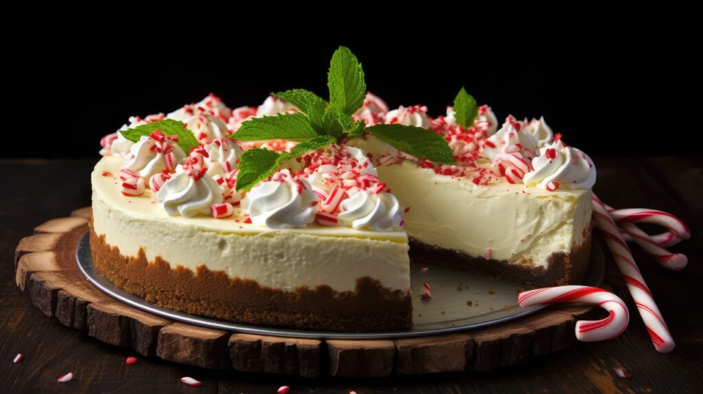 Peppermint Bark Cheesecake