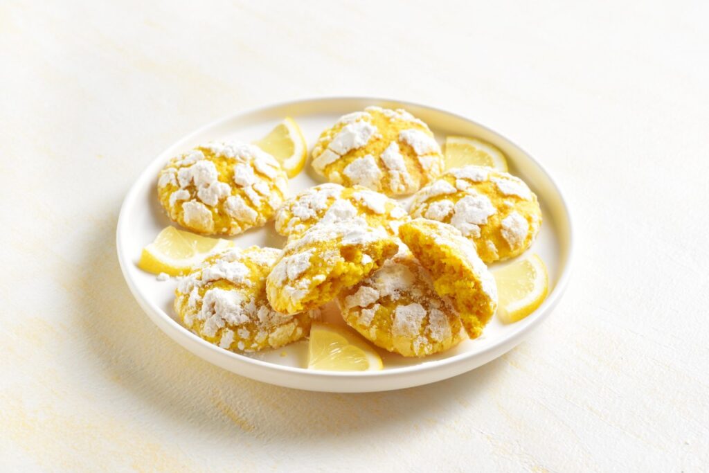 Lemon Crinkle Cookies