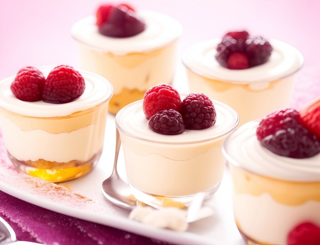 Lemon Parfait with Fresh Berries