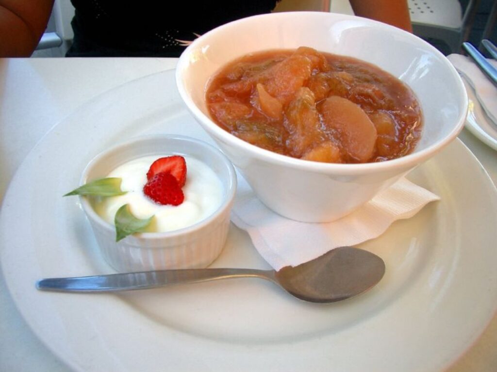Compote with Soft Cream