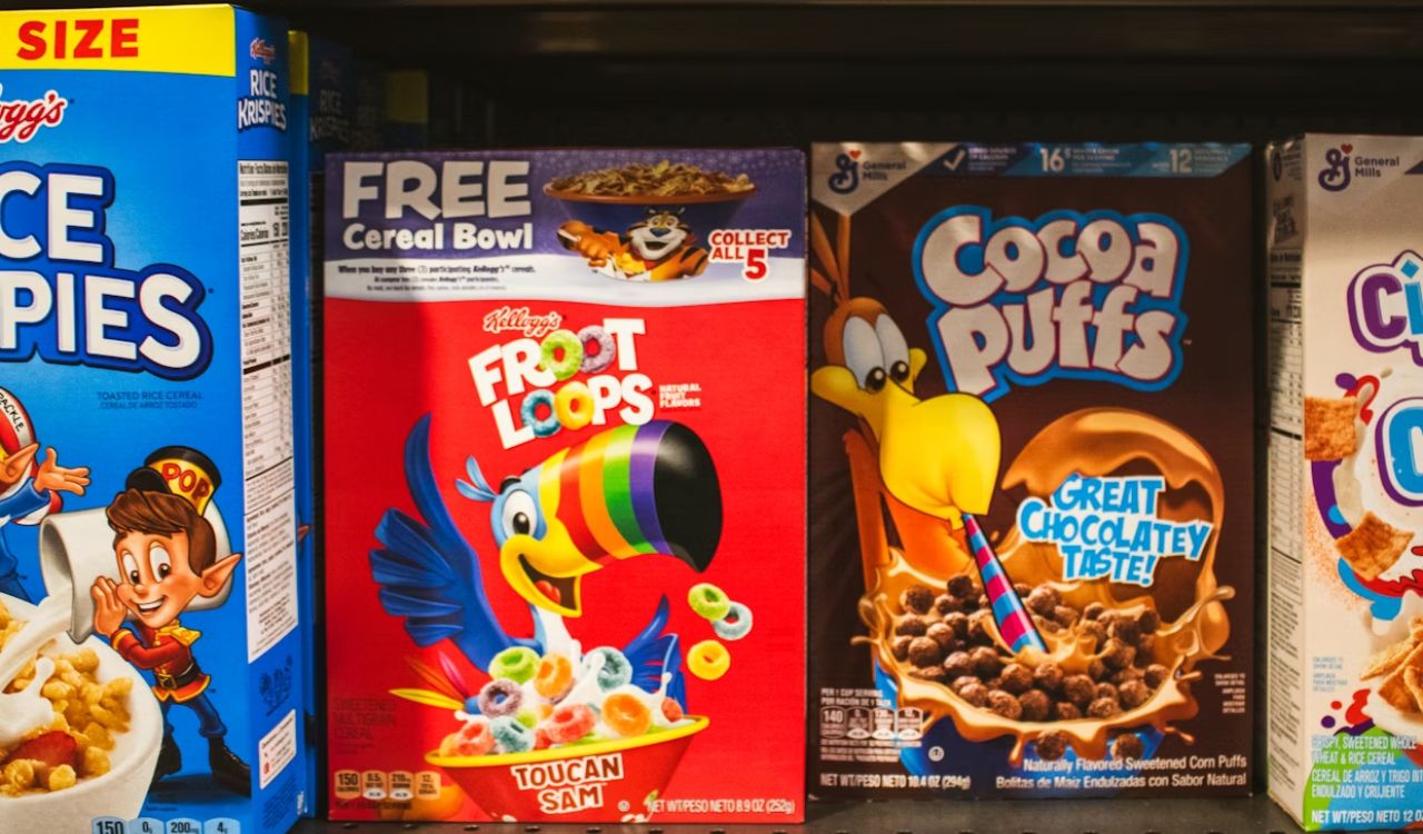 Cereal boxes