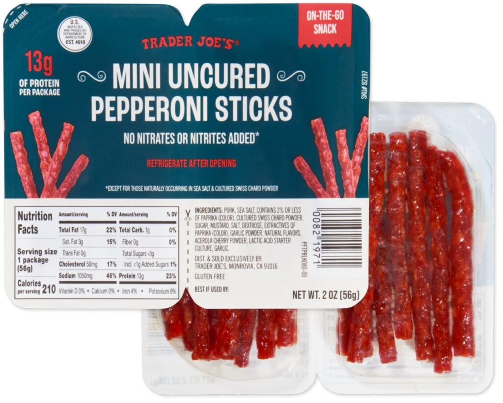 Mini Uncured Pepperoni Sticks 
