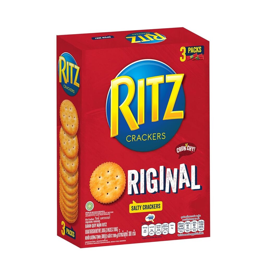 Ritz Crackers with Peanut Butter