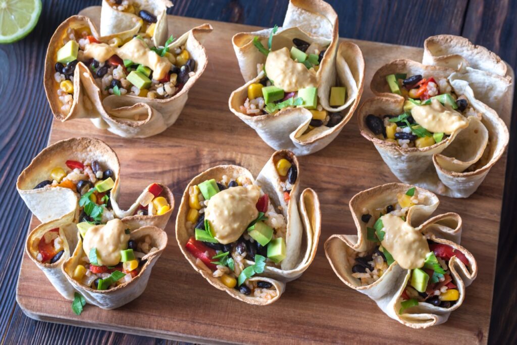 Crispy Tortilla Bowls