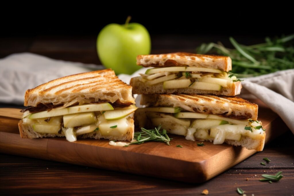 Brie & Apple Honey Sandwich