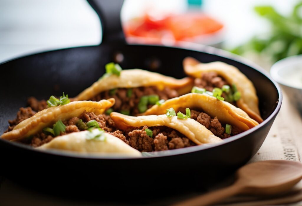 Ground Beef Skillet Tacos