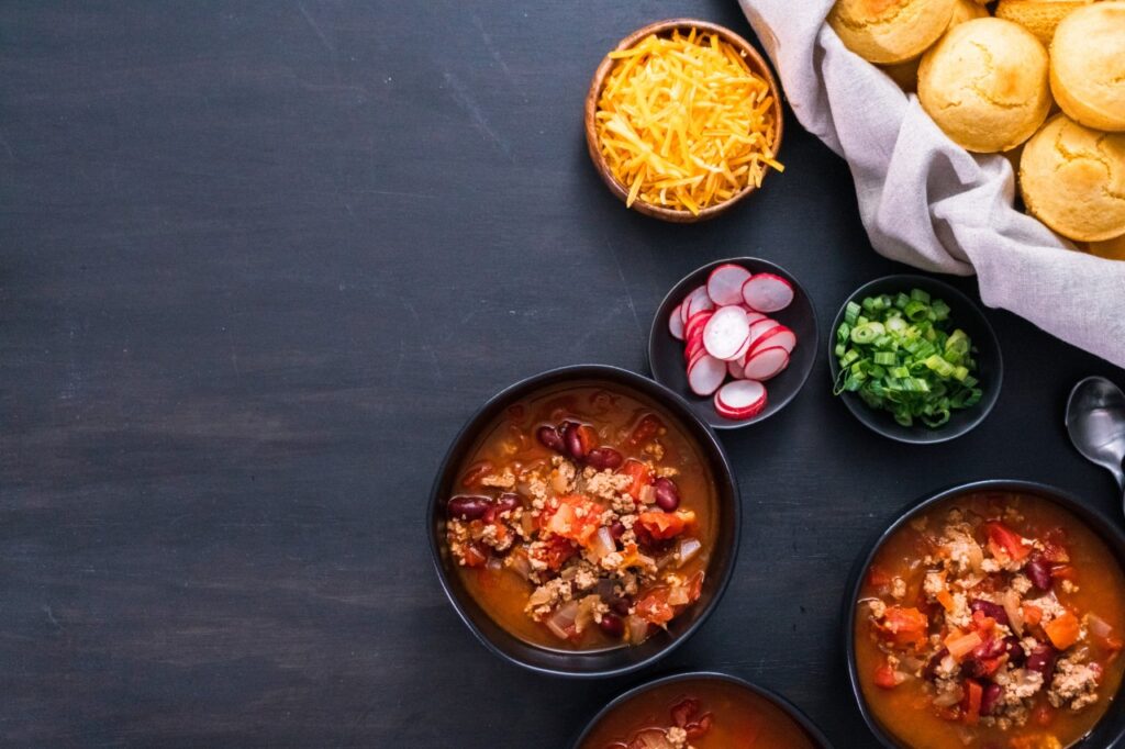 Quick Turkey or Veggie Chili