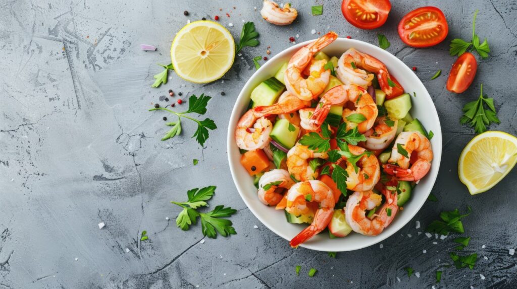 Lemon Shrimp Pasta Salad