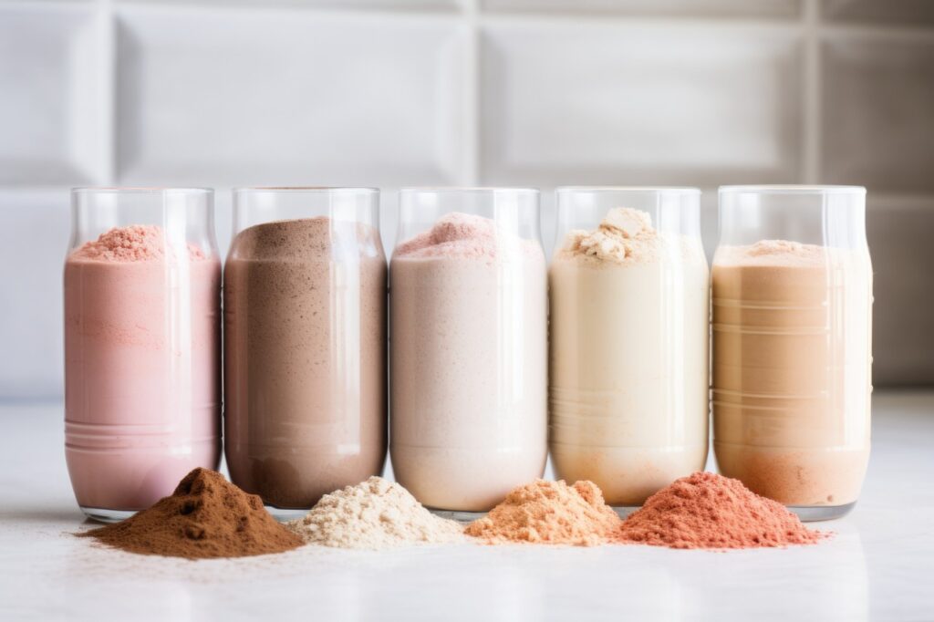 Protein Shakes with Thick Add-Ins