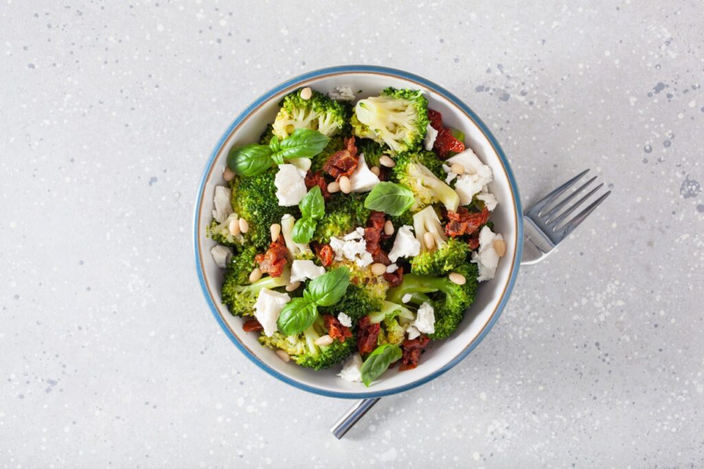 Warm Broccoli and Cheddar Salad