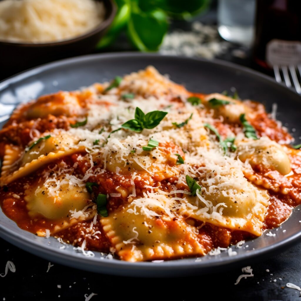 Sausage and Cheese Ravioli