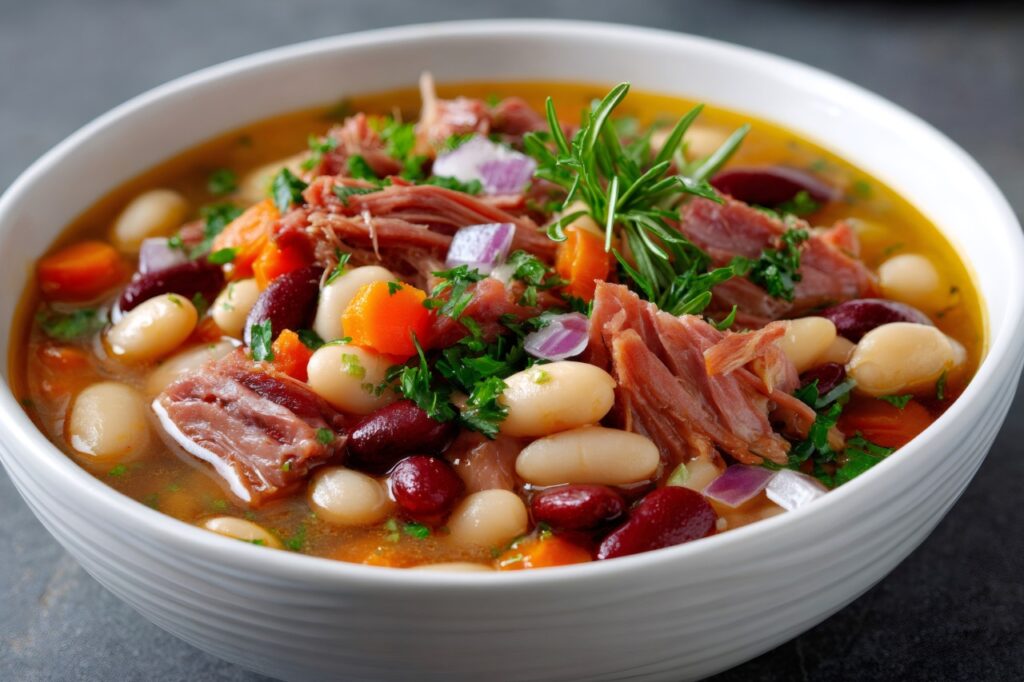 Beans and Ham Hock