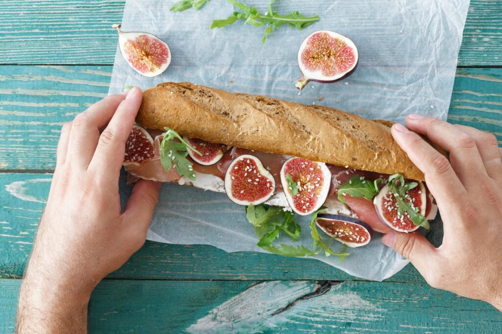 Prosciutto & Fig Jam Sandwich