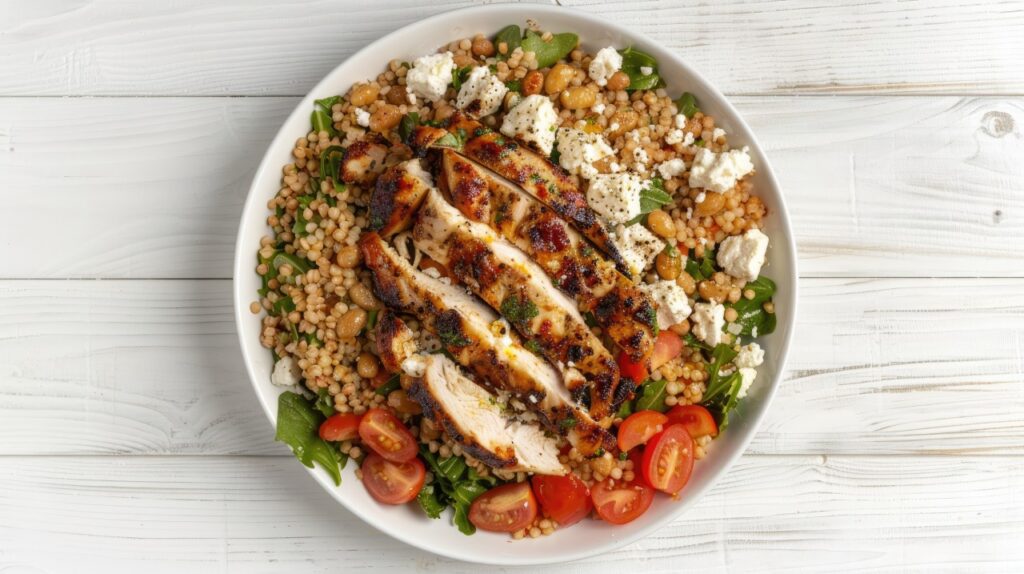 Warm Chicken and Grain Salad