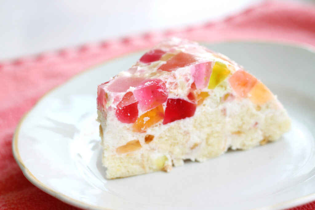 Stained Glass Jelly Cake