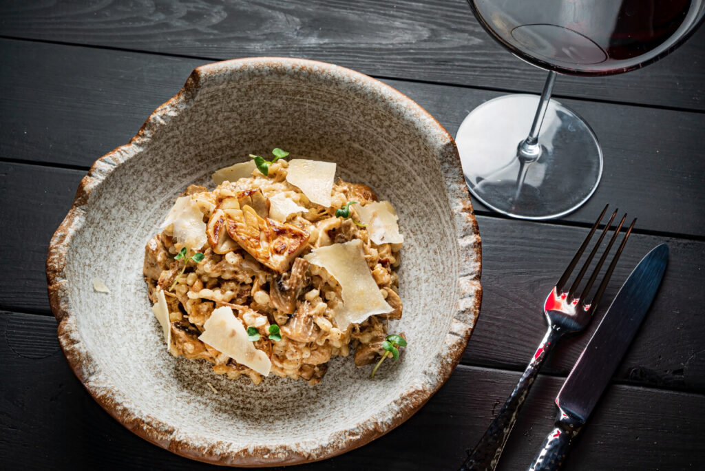 musroom risotto
