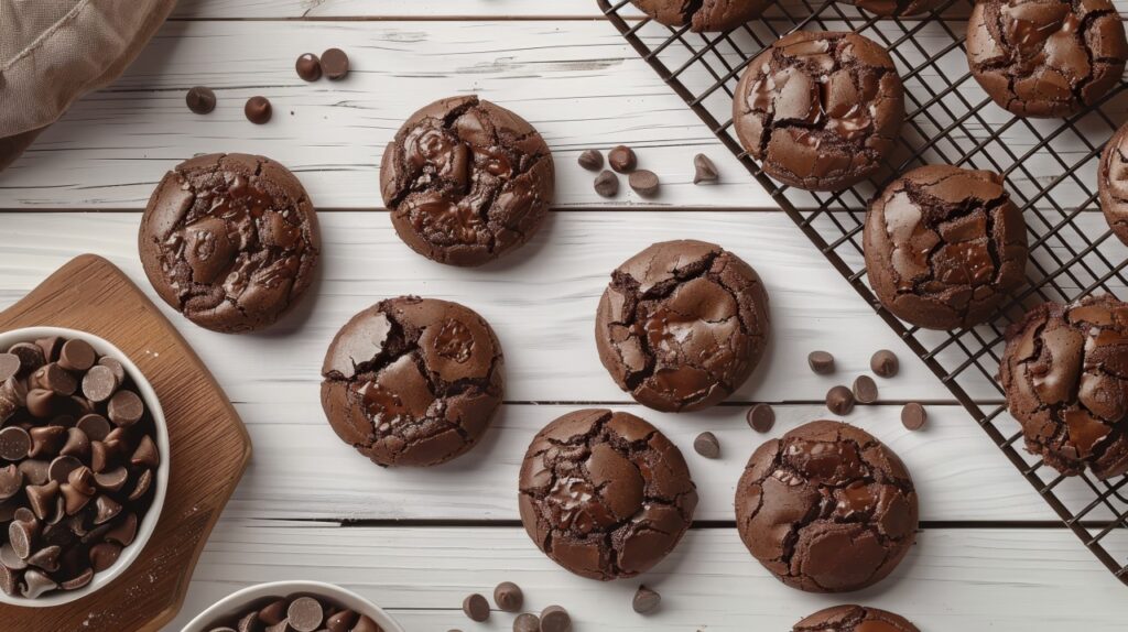 Double Chocolate Cookie Bars