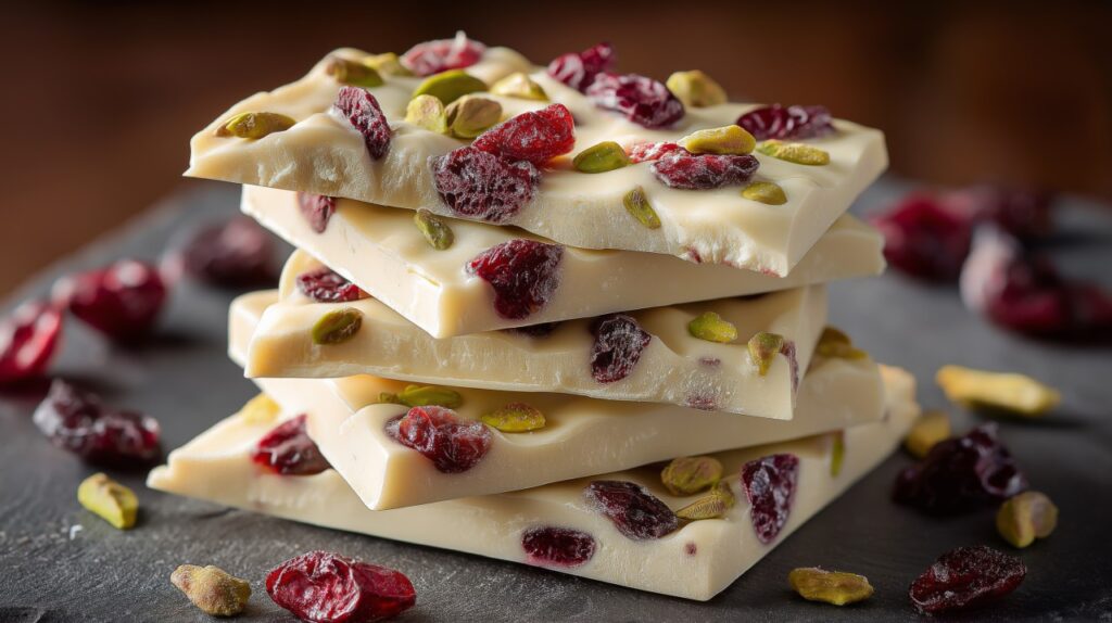 White Chocolate Cranberry Bark