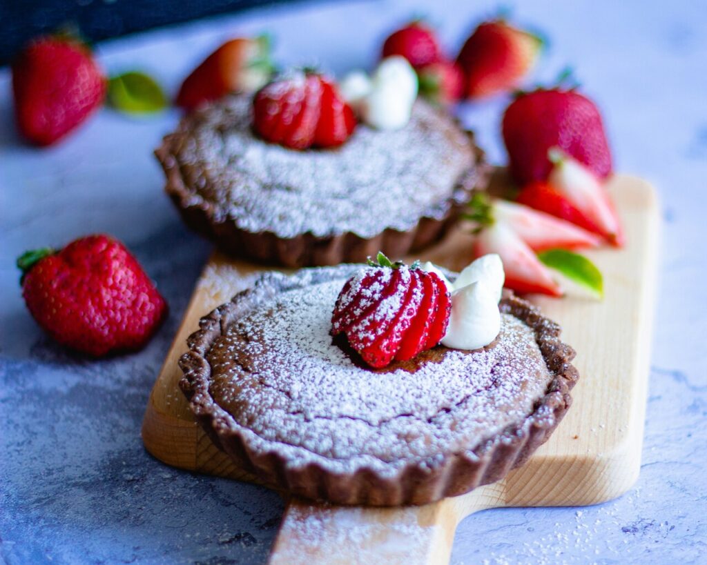 Bittersweet Chocolate Tart With Irish Cream