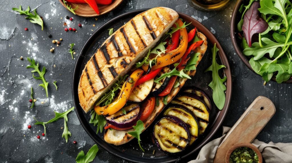 Grilled Vegetable Sandwich