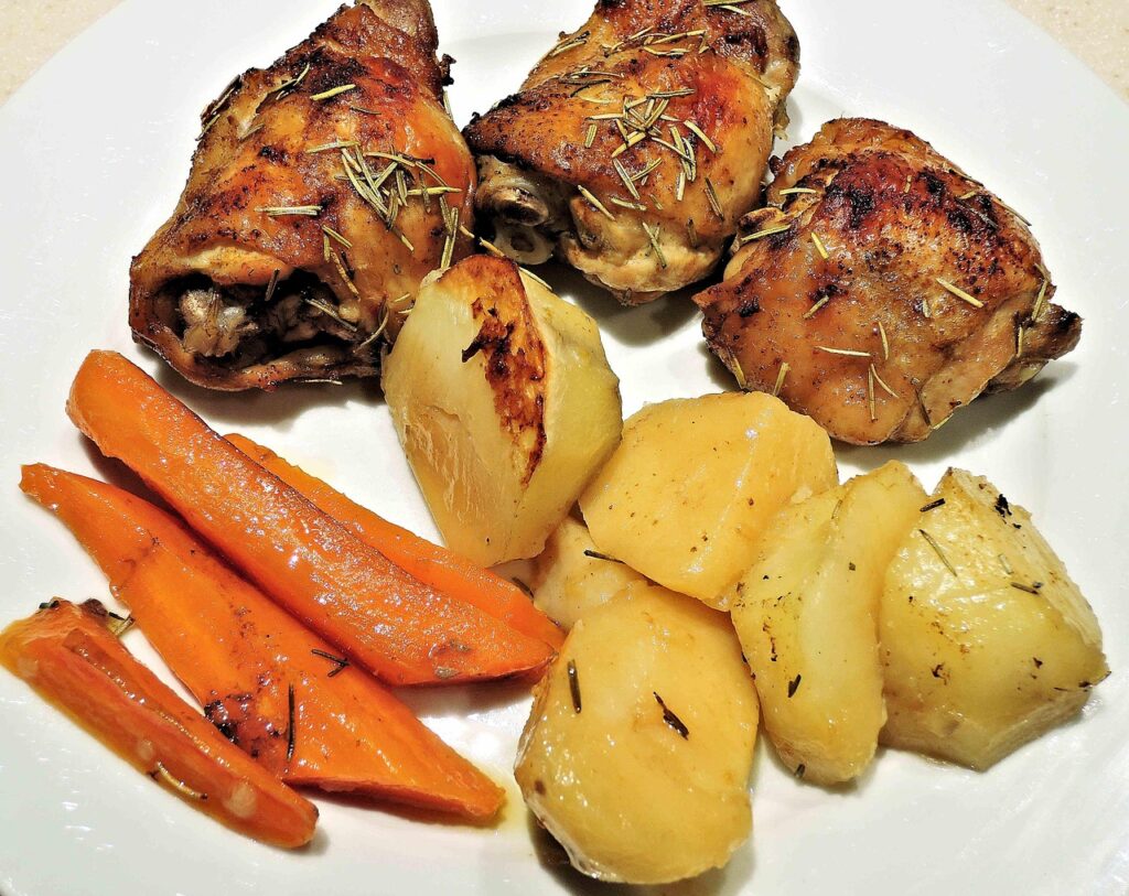 Garlic Chicken and Potatoes