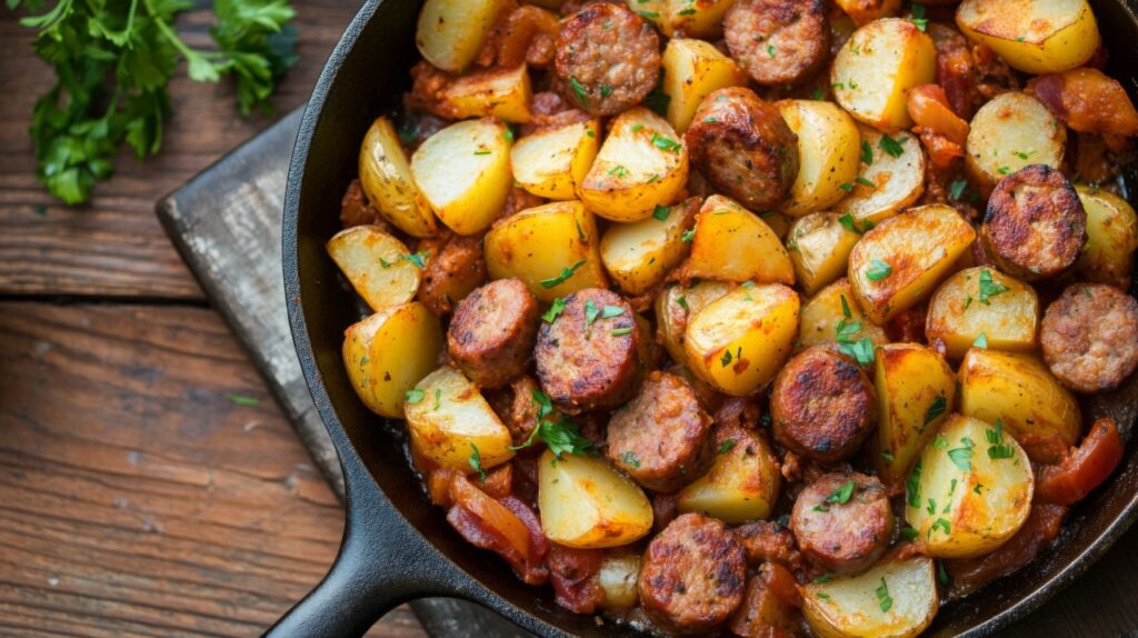 Sausage and Potatoes Skillet