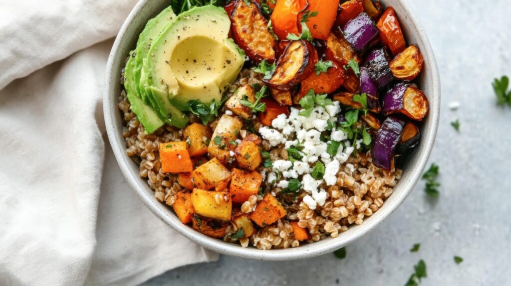 Roasted Vegetable Grain Bowl