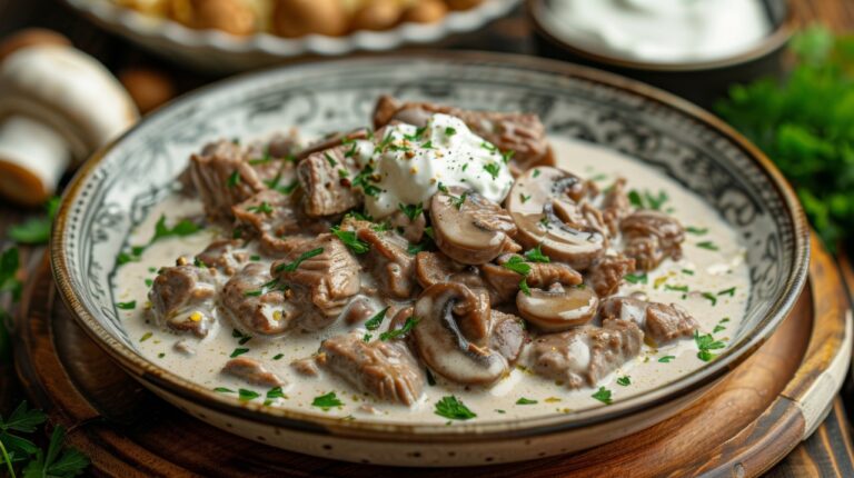 Beef Stroganoff