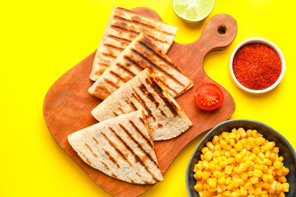 Cheesy Corn Quesadillas
