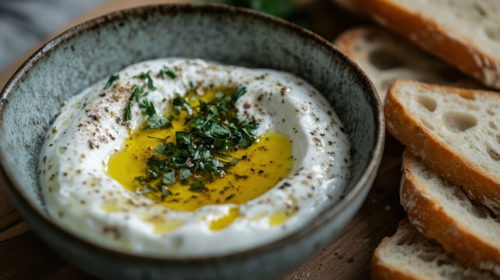 Whipped Feta with Olive Oil and Herbs